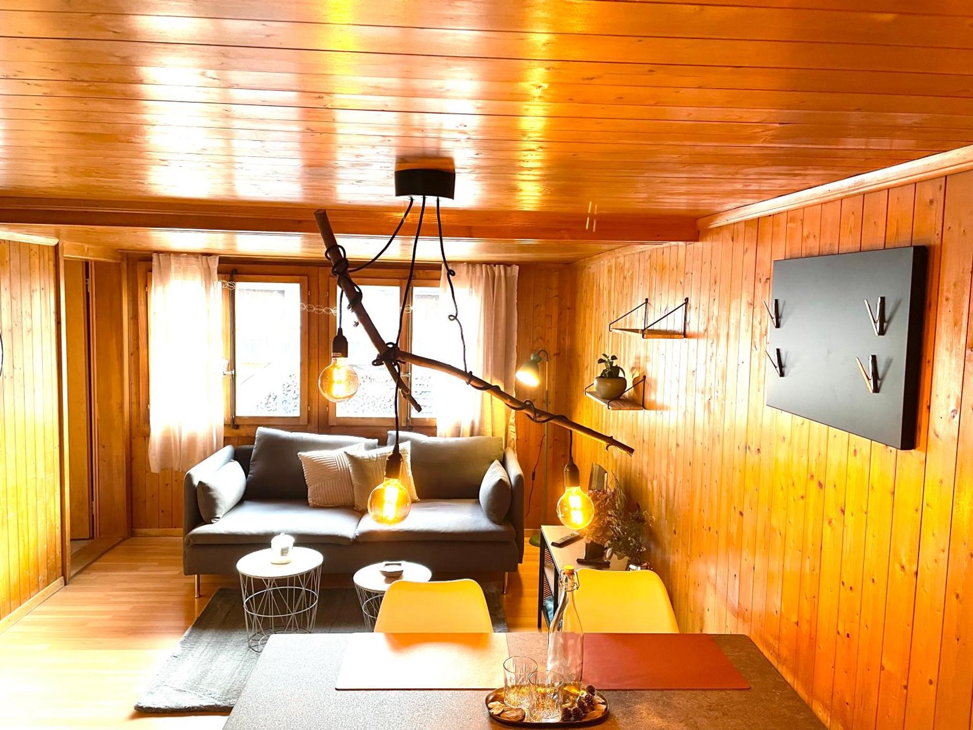 Charming, Well-Equipped Alpine Apartment Kandersteg Eksteriør bilde