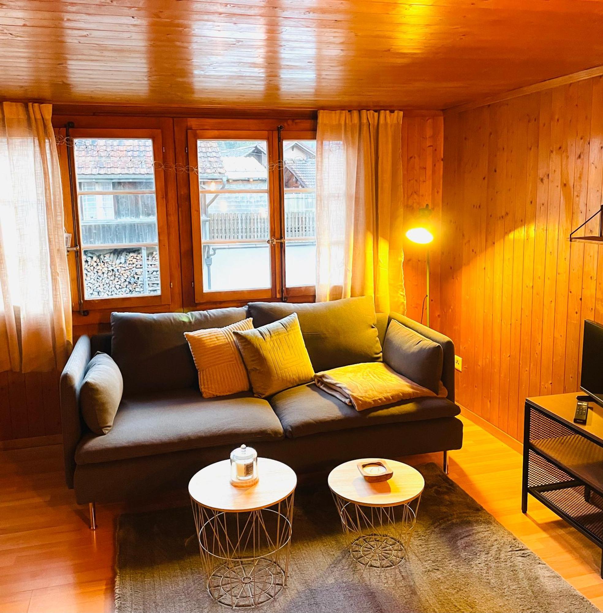 Charming, Well-Equipped Alpine Apartment Kandersteg Eksteriør bilde